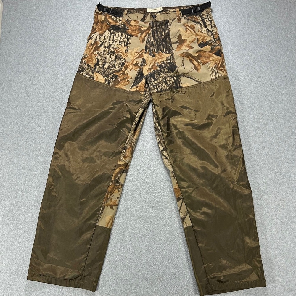 Northwest Territory Hunting Pants Mens 36x32 Camo Nylon Outdoor Utility Vintage